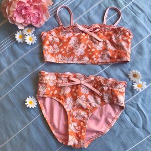 1 of a Kind Double Ruffle Girl's Bikini